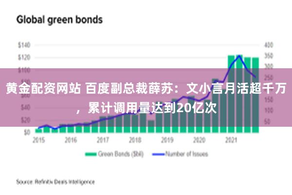 黄金配资网站 百度副总裁薛苏：文小言月活超千万，累计调用量达到20亿次