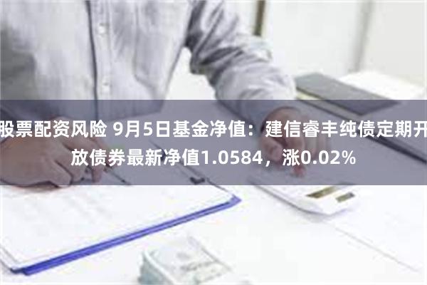 股票配资风险 9月5日基金净值：建信睿丰纯债定期开放债券最新净值1.0584，涨0.02%