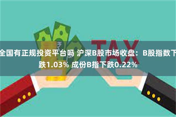 全国有正规投资平台吗 沪深B股市场收盘：B股指数下跌1.03% 成份B指下跌0.22%